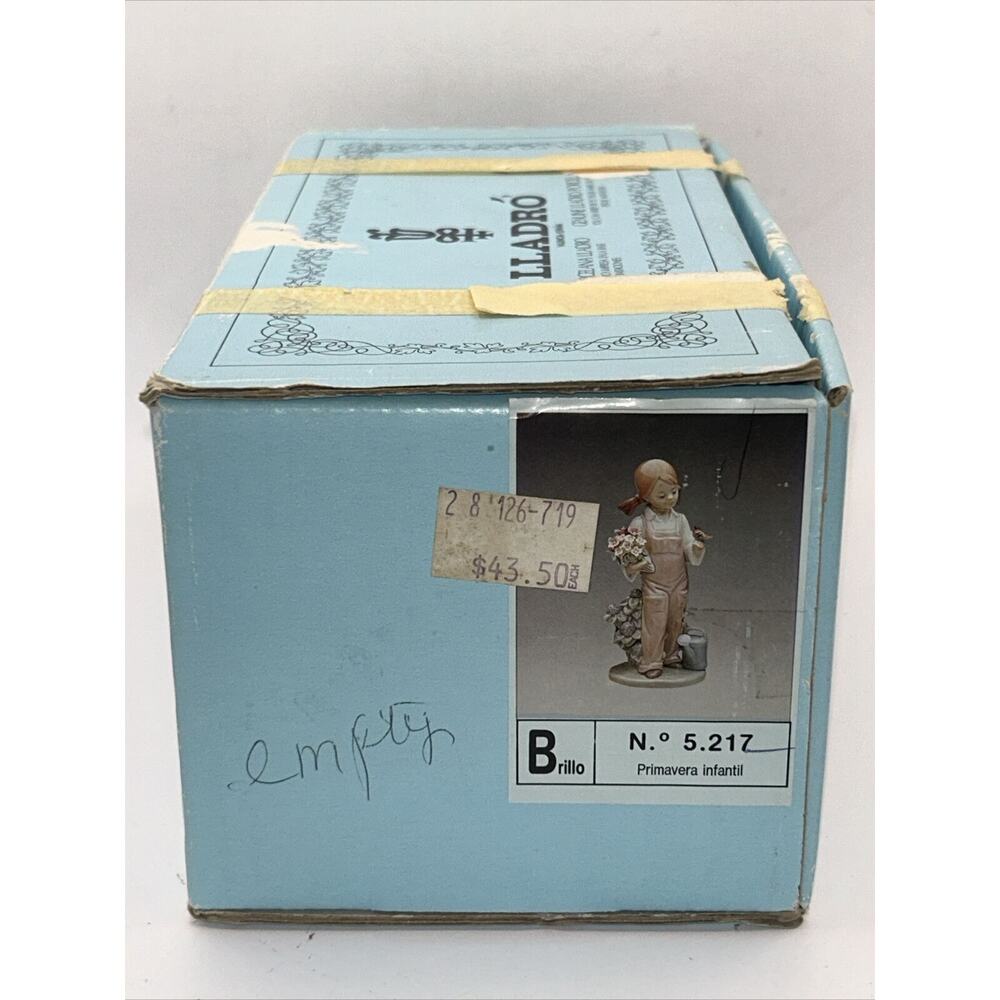 lladro #5.217 Brillo original empty box With Inserts And Collectors Society App - Picture 2 of 6